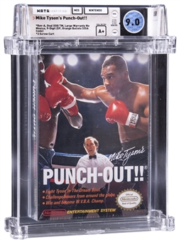 1987 NES Nintendo (USA) "Mike Tysons Punch Out!!" Oval SOQ (Late Production) Sealed Video Game - WATA 9.0/A+